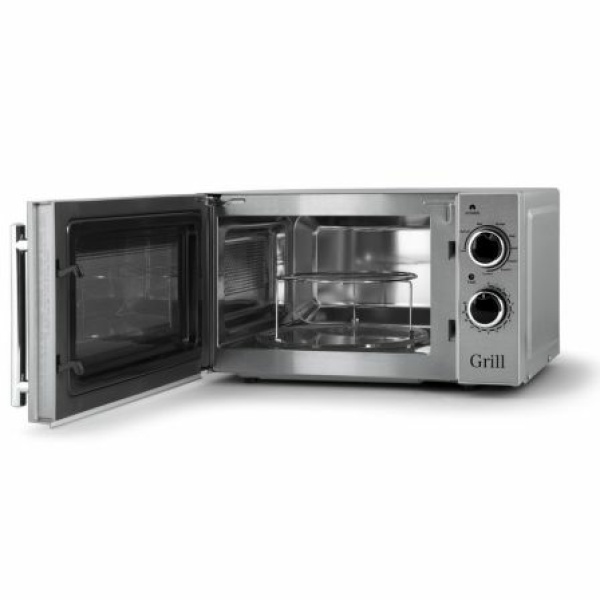 Microondas Orbegozo MIG 2550/ 700W/ Capacidad 20L/ Función Grill/ Plata - Imagen 2