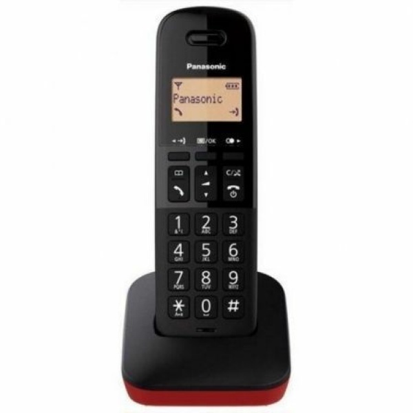 Teléfono Inalámbrico Panasonic Cordless KX-TGB610JTR/ Rojo - Imagen 2