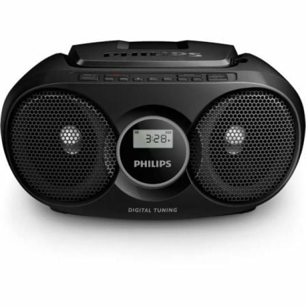 Radio CD Philips AZ215B/12/ 3W/ Negra