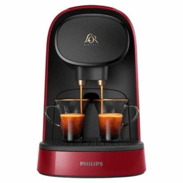 Cafetera de Cápsulas Philips L'Or Barista LM8012/ Compatible cápsulas Nespresso y L'OR/ Rojo Rubí - Imagen 2