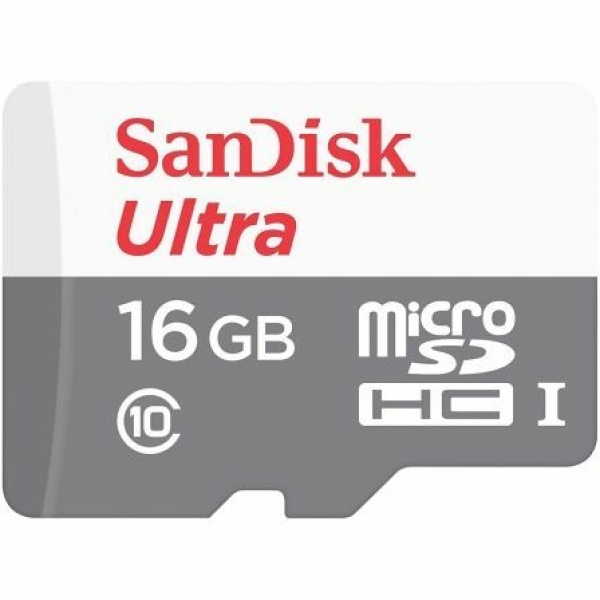 Tarjeta de Memoria SanDisk Ultra 16GB microSD HC I con Adaptador/ Clase 10/ 80MBs - Imagen 2