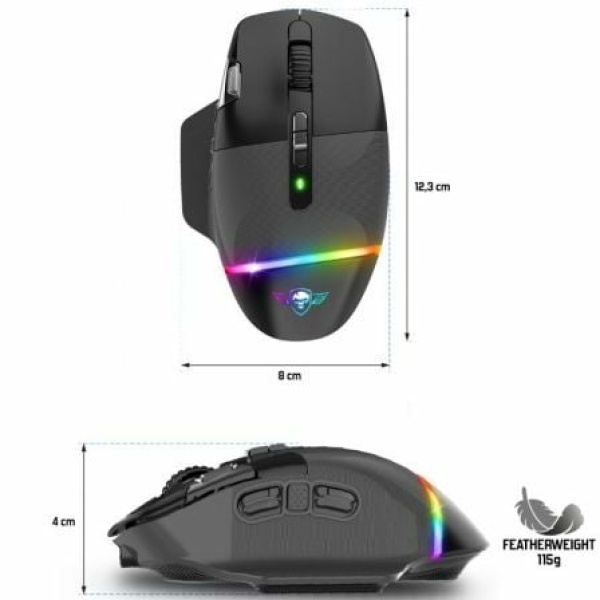 Ratón Gaming Inalámbrico Spirit of Gamer XPERT M800/ Batería recargable/ Hasta 10000 DPI - Imagen 3