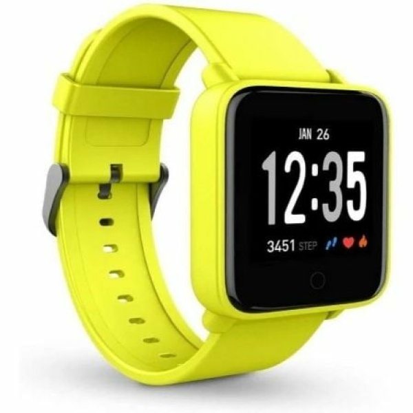 Smartwatch SPC Smartee Feel 9630Y/ Notificaciones/ Frecuencia Cardíaca/ Amarillo