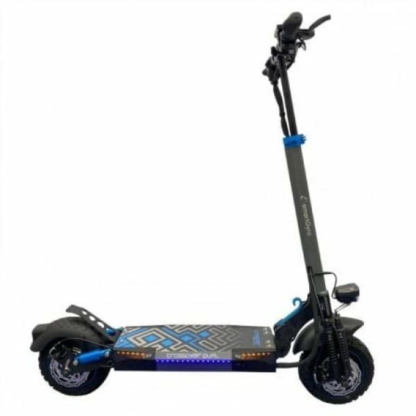 Patinete Eléctrico SmartGyro Crossover Dual/ Motor 1600W/ Ruedas 10"/ 25km/h /Autonomía 45km/ Negro - Imagen 2