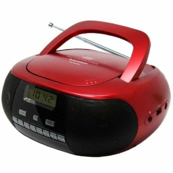 Radio CD Sunstech CRUSM400RD/ Roja