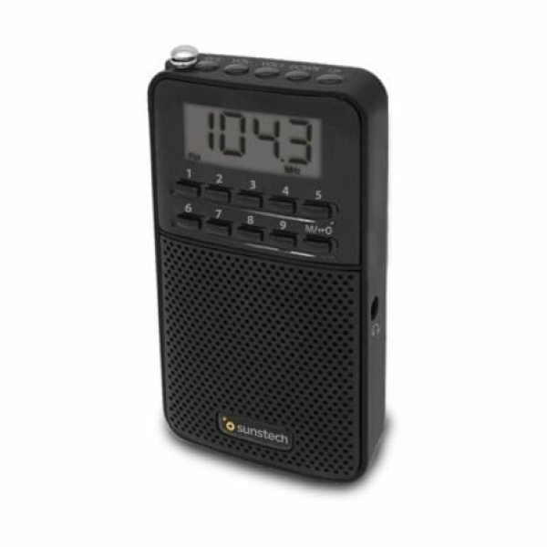 Radio Portátil Sunstech RPDS81/ Negra