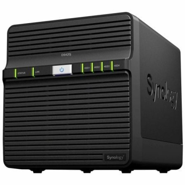 NAS Synology Diskstation DS420J/ 4 Bahías 3.5"- 2.5"/ 1GB DDR4/ Formato Torre