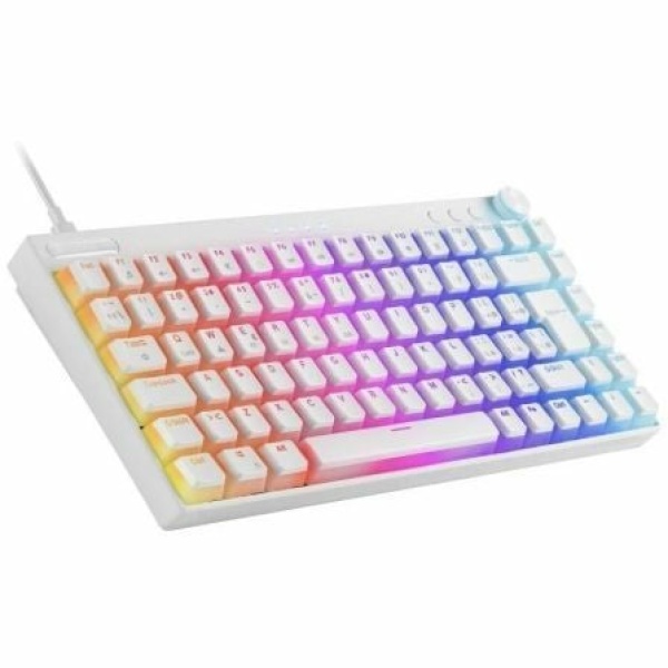 Teclado Gaming Mecánico Inalambrico Mars Gaming MKCLOUDWBRES/ Blanco - Imagen 2