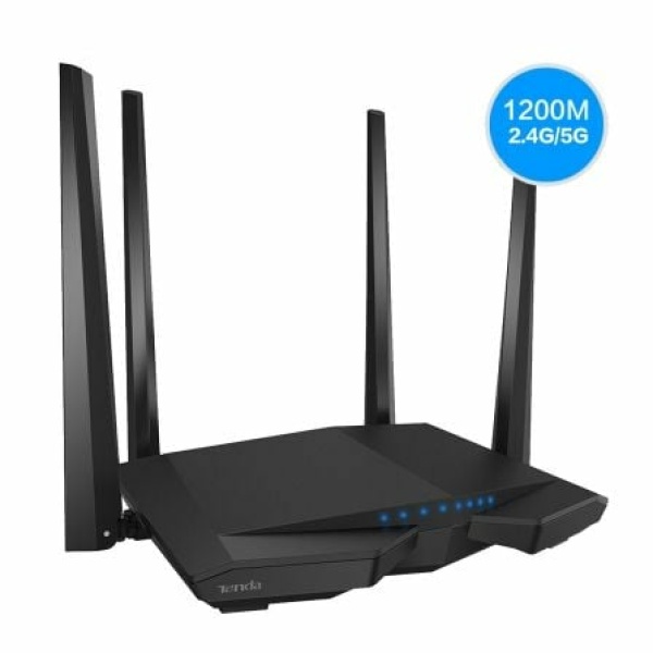 Router Inalámbrico Tenda AC6 1200Mbps 2.4GHz 5GHz/ 4 Antenas 5dBi/ WiFi 802.11ac