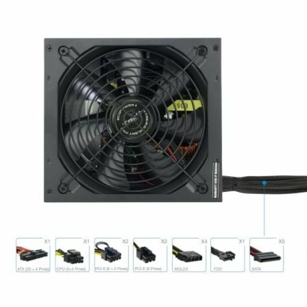 Fuente de Alimentación TooQ TQEP-750SP/ 750W/ Ventilador 14cm - Imagen 3