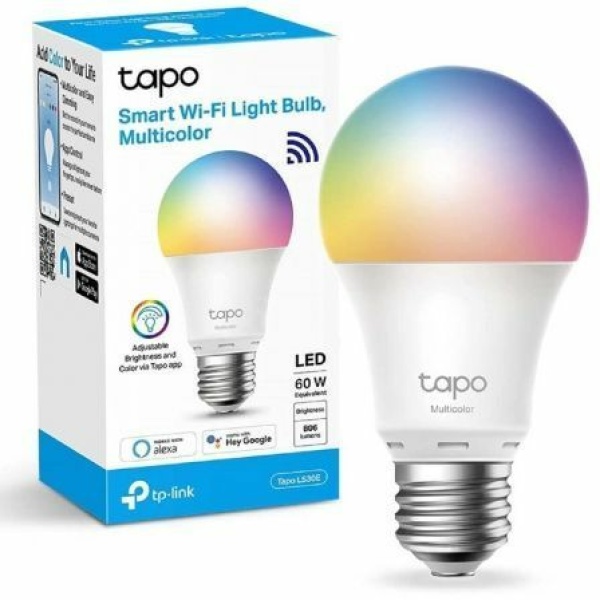 Bombilla Inteligente TP-Link Tapo L530E/ Casquillo E27 / 8.7W/ 806 Lúmenes/ 2500 - 6500K - Imagen 2