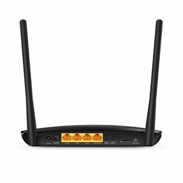 ROUTER INALÁMBRICO 4G TP-LINK TL-MR6400 - 2.4GHZ - 300MBPS - 3*LAN - 1*WAN - 1*SIM - 2 ANTENAS INTERNAS - 2 ANTENAS 4G LTE EXTERNAS - Imagen 2