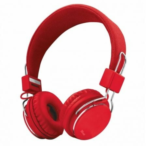 Auriculares Trust Urban Ziva 21822/ con Micrófono/ Jack 3.5/ Rojos