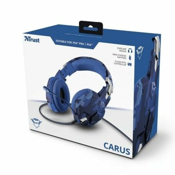 Auriculares Gaming con Micrófono Trust Gaming GXT 322B Carus/ Jack 3.5/ Camuflaje Azul - Imagen 2