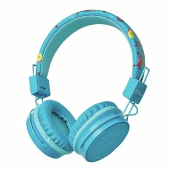 Auriculares Inalámbricos Infantiles Trust Comi 23607/ con Micrófono/ Bluetooth/ Azules