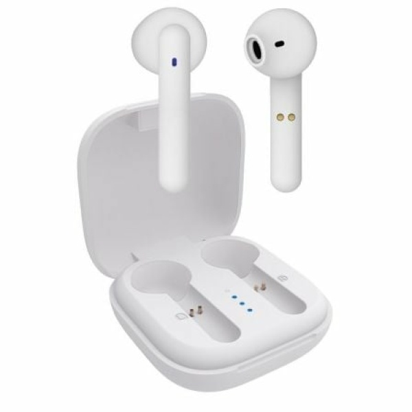 Auriculares Bluetooth Vivanco Urban Pair con estuche de carga/ Autonomía 4h/ Blancos