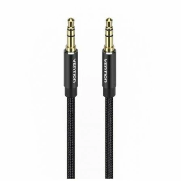 Cable Estéreo Vention BAWBG/ Jack 3.5 Macho - Jack 3.5 Macho/ 1.5m/ Negro - Imagen 2