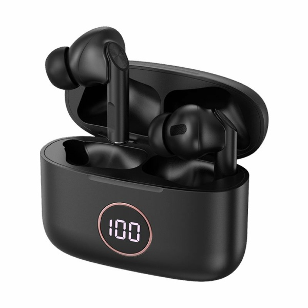 COOL AURICULARES STEREO BLUETOOTH EARBUDS LCD  AIR PRO NEGRO