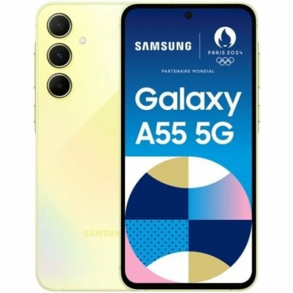 Smartphone Samsung Galaxy A55 8GB/ 256GB/ 6.6"/ 5G/ Amarillo