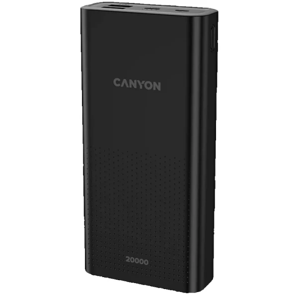 CANYON POWERBANK (BATERÍA EXTERNA) PB-2001 20000 MAH NEGRO