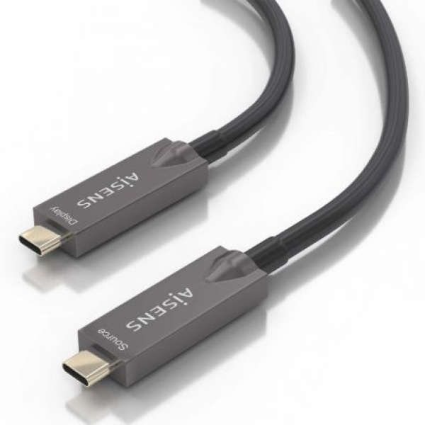 Cable USB 3.1 Tipo-C Aisens A157-0882/ USB Tipo-C Macho - USB Tipo-C Macho/ Hasta 60W/ 10Gbps/ 10m/ Negro - Imagen 3