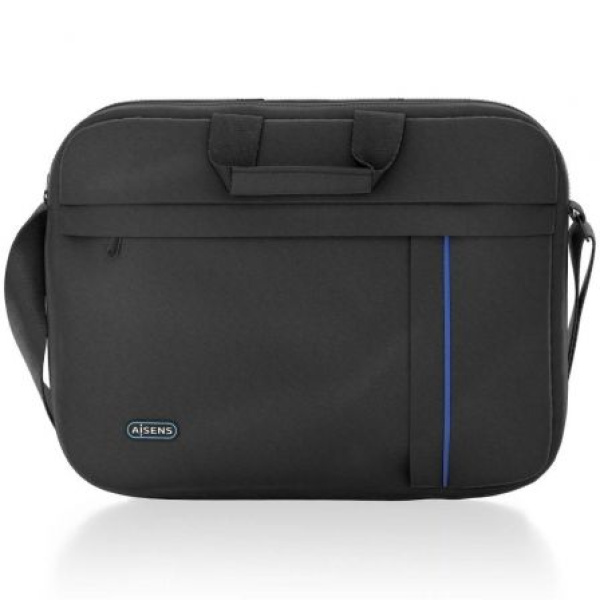 Maletín Aisens ASBG-BC020-BK para Portátiles hasta 15.6"/ Negro