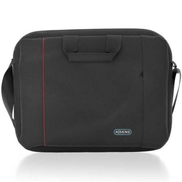 Maletín Aisens ASBG-BC023-BK para Portátiles hasta 15.6"/ Negro