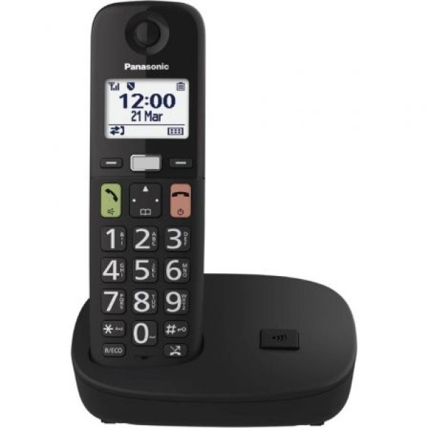 Teléfono Inalámbrico Panasonic KX-TGU110/ Negro