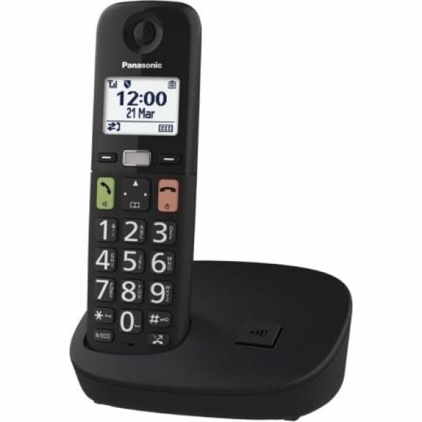 Teléfono Inalámbrico Panasonic KX-TGU110/ Negro - Imagen 2