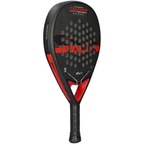 Pala de Pádel Siux Tsunami Revolution/ Roja y Negra - Imagen 3