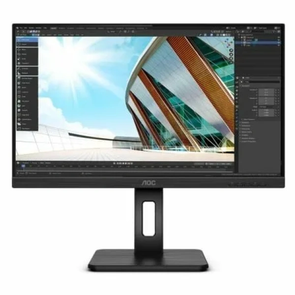 Monitor Profesional AOC U27P2 27"/ 4K/ Multimedia/ Negro