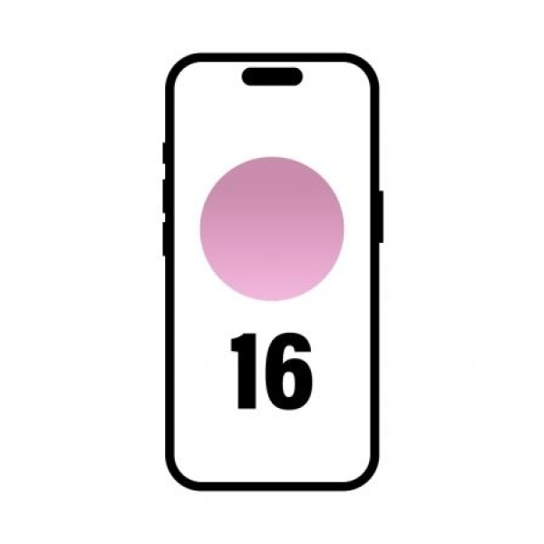 Smartphone Apple iPhone 16 512GB/ 6.1"/ 5G/ Rosa