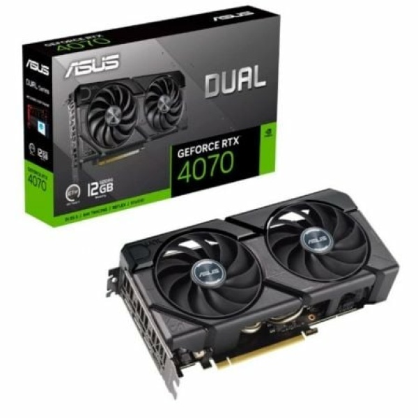 Tarjeta Gráfica Asus Dual GeForce RTX 4070 EVO/ 12GB GDDR6