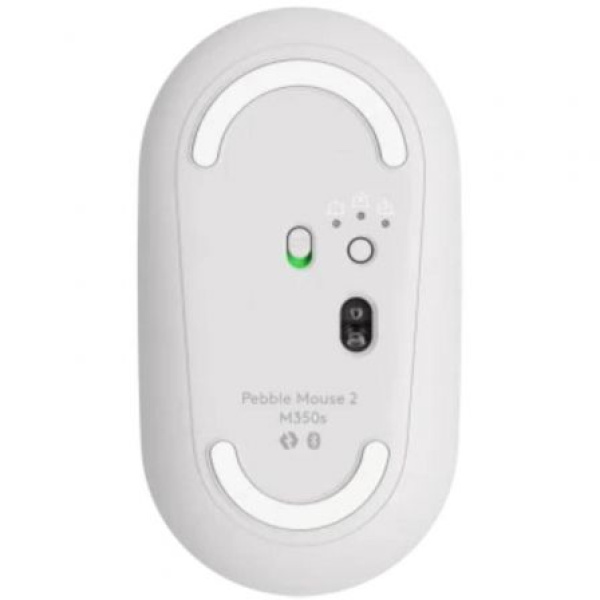 Ratón Inalámbrico Logitech Pebble 2 M350S/ Hasta 1000 DPI/ Blanco - Imagen 3