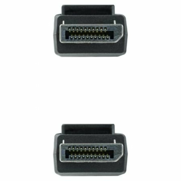 Cable DisplayPort Nanocable 10.15.2600/ DisplayPort Macho - DisplayPort Macho/ 50cm/ Negro - Imagen 3