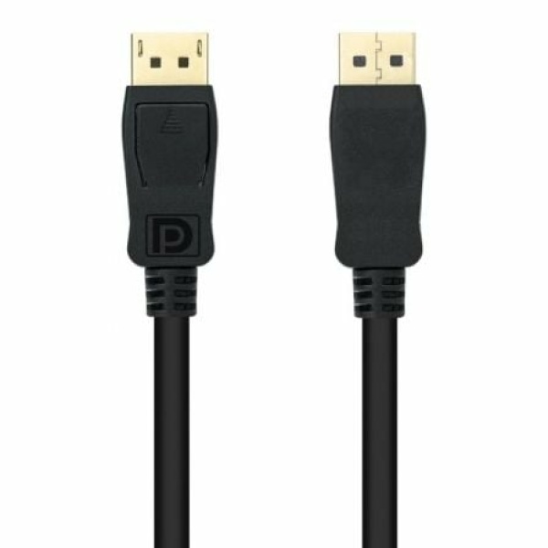 Cable DisplayPort Nanocable 10.15.2601/ DisplayPort Macho - DisplayPort Macho/ 1m/ Negro - Imagen 2