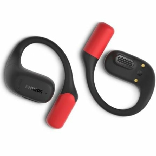 Auriculares Deportivos Bluetooth Philips TAA6709BK con estuche de carga/ Autonomía 7h/ Negros y Rojos - Imagen 2