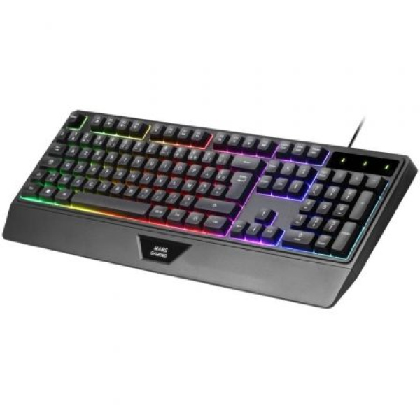 Teclado Gaming SemiMecánico Mars Gaming MK124/ Negro - Imagen 2