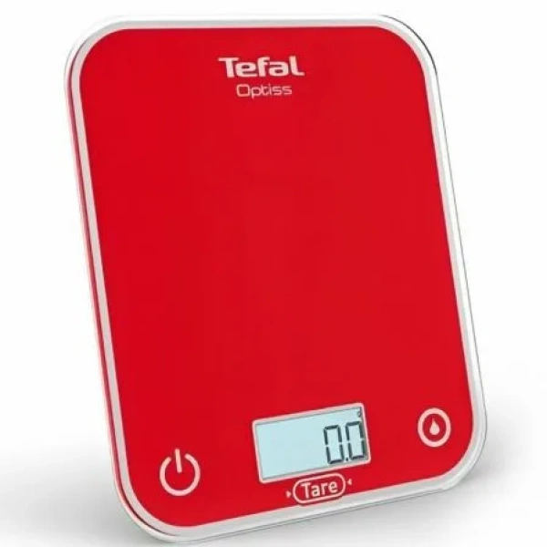 Báscula de Cocina Electrónica Tefal Optiss/ hasta 5kg/ Roja - Imagen 2