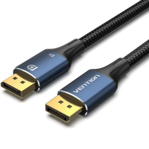 Cable Vention HCELF/ DisplayPort Macho - DisplayPort 8K Macho/ 3m/ Azul