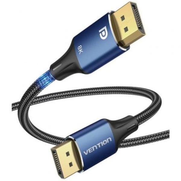 Cable Vention HCELF/ DisplayPort Macho - DisplayPort 8K Macho/ 3m/ Azul - Imagen 2