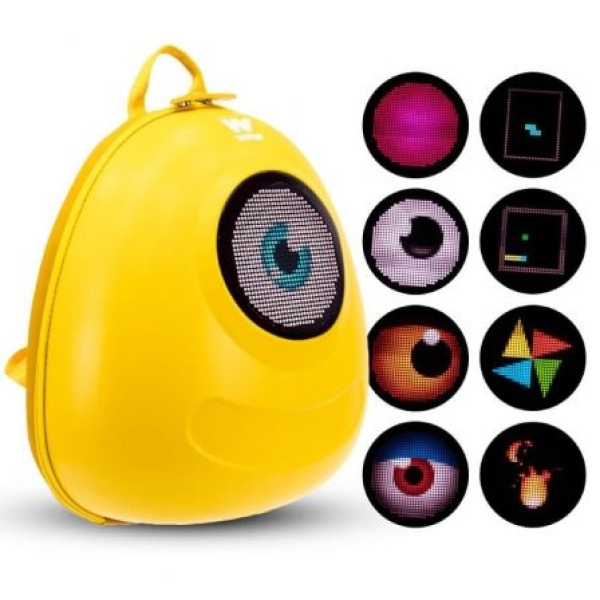 Mochila con Pantalla LED Woxter Loy-Big Eye/ Amarilla - Imagen 2