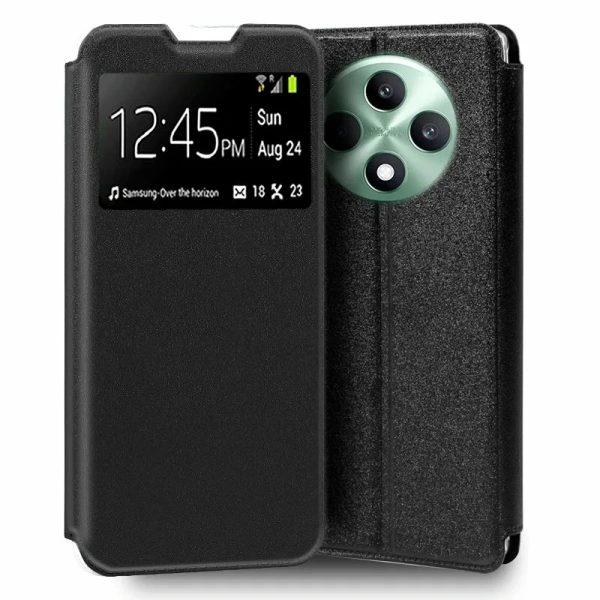 COOL FUNDA FLIP COVER OPPO RENO 12 F 4G / 5G / RENO 12 FS 4G / 5G LISO NEGRO