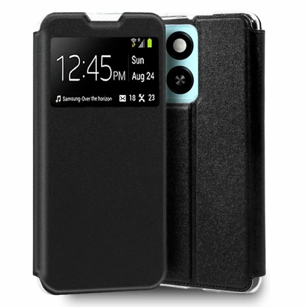 COOL FUNDA FLIP COVER PARA ZTE BLADE A55 / A35 LISO NEGRO