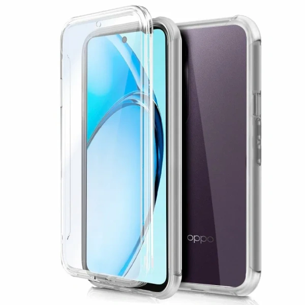 COOL FUNDA SILICONA 3D OPPO A60 (TRANSPARENTE FRONTAL + TRASERA)