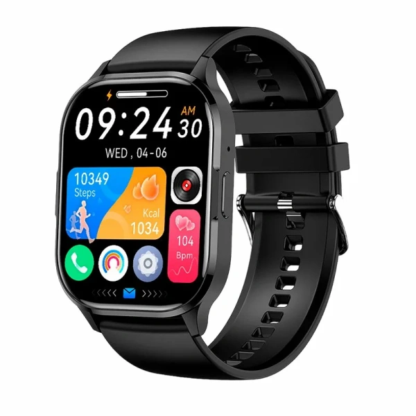 COOL SMARTWATCH DELTA SILICONA NEGRO (AMOLED, LLAMADAS, SALUD, DEPORTE)