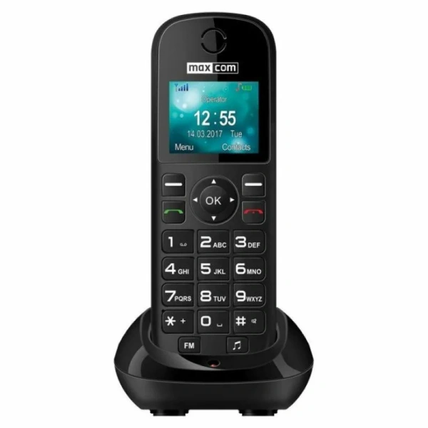 MAXCOM TELEFONO FIJO DEC MM35D SE 1,77" 2G BLACK ( NO RJ11)