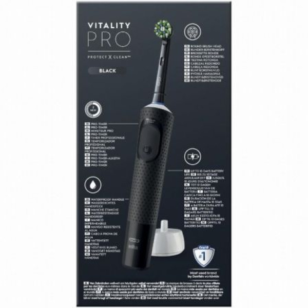 Cepillo Dental Braun Oral-B Vitality Pro/ Negro - Imagen 3