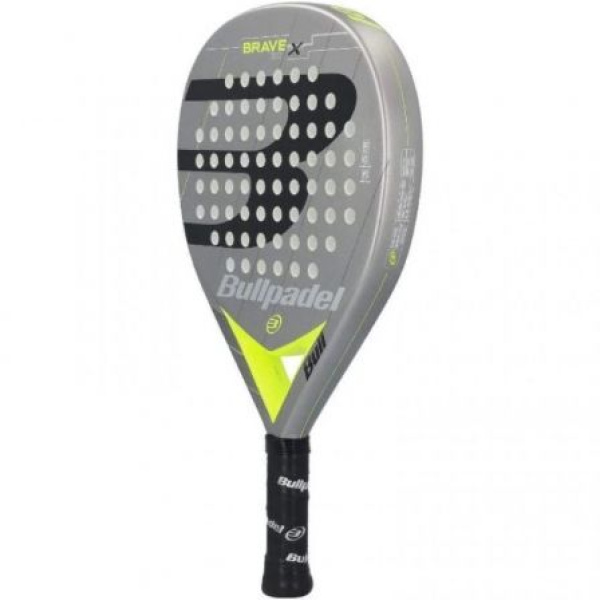 Pala de Pádel Bullpadel Brave 3.0 2021/ Gris y Amarilla - Imagen 3