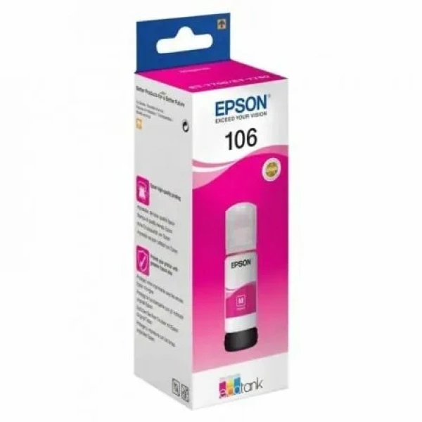 Botella de Tinta Original Epson nº106/ Magenta